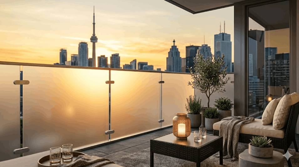 Balcony Privacy Glass