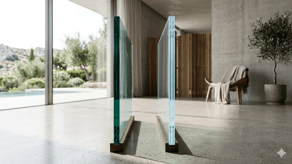Low Iron vs Standard Clear Glass