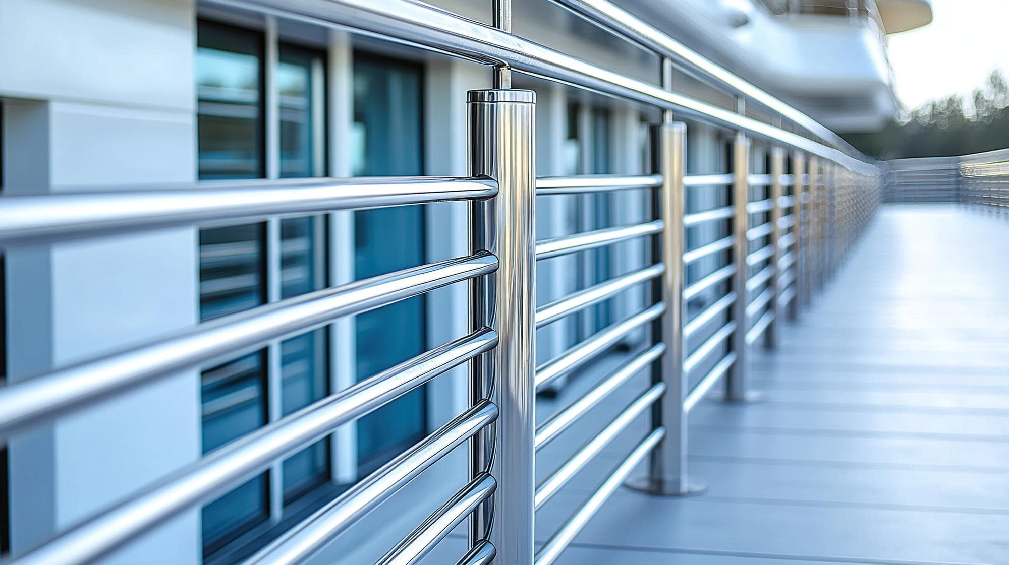 Interior Stair Glass Railings design